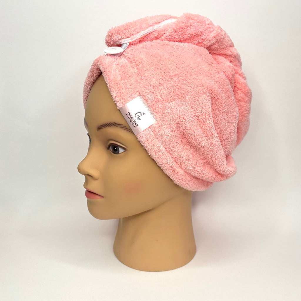 Ultra-Soft Microfiber Hair Turban Towel – Quick-Dry Hair Wrap for Frizz Control, Breakage Protection & Gentle Drying