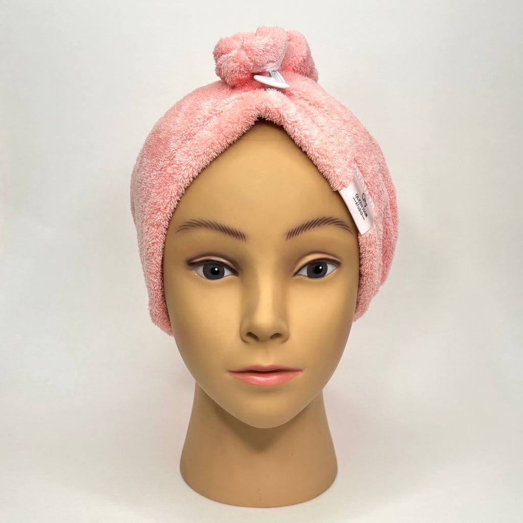 Ultra-Soft Microfiber Hair Turban Towel – Quick-Dry Hair Wrap for Frizz Control, Breakage Protection & Gentle Drying